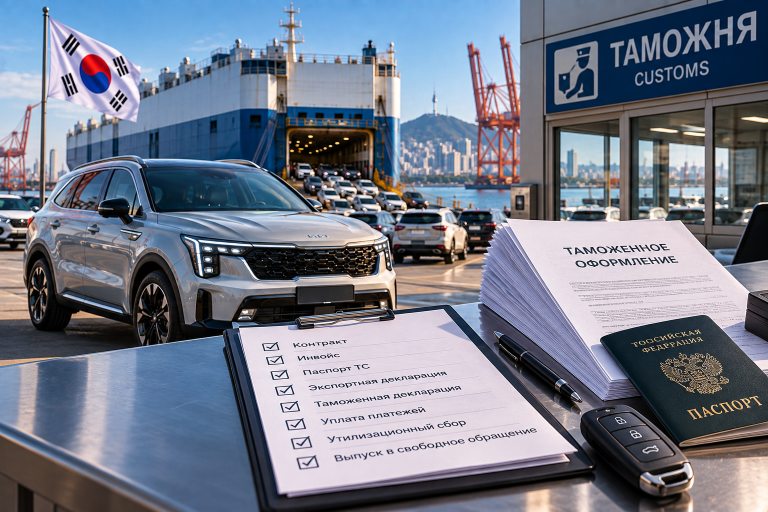 Растаможка авто из Кореи — порядок, документы, сроки