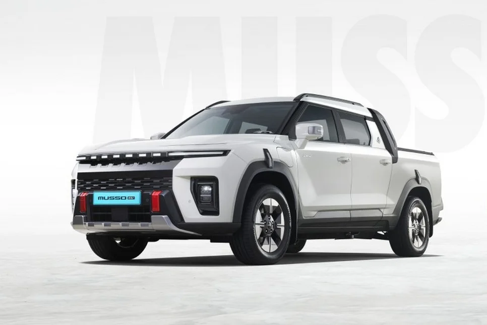 Пикап KGM Musso EV от бывшего SsangYong предложен с полным приводом