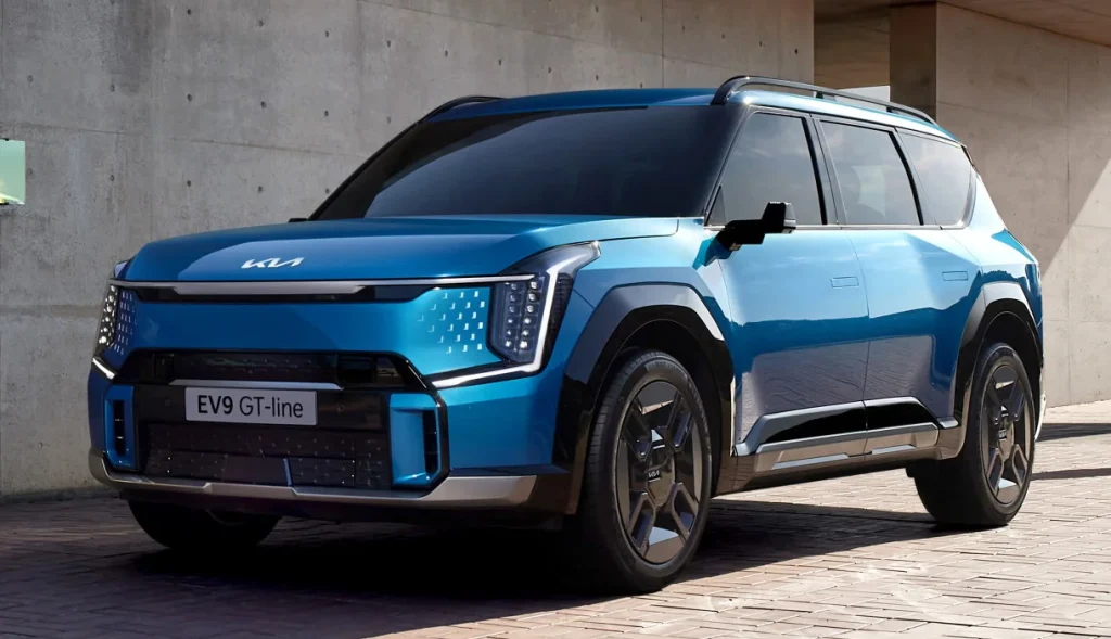 Представлен новый Kia EV9 — большой электромобиль с необычным салоном