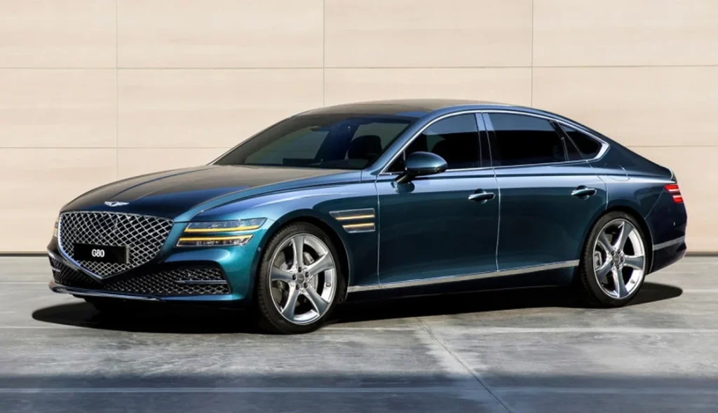Новый седан Genesis G80 получил оригинальный дизайн и необычные опции