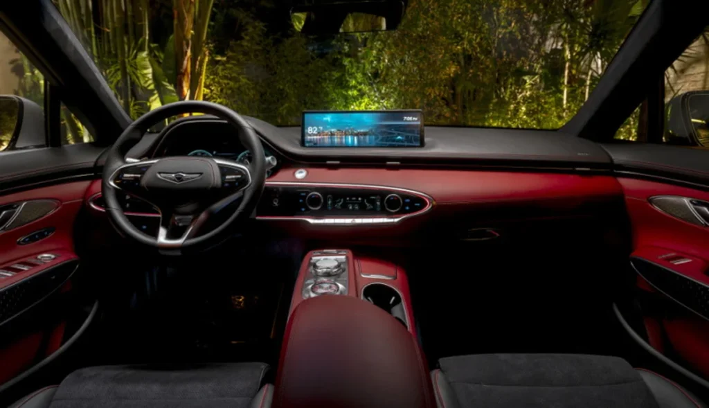 Опубликован российский прайс-лист на кроссовер Genesis GV70 с необычным интерьером