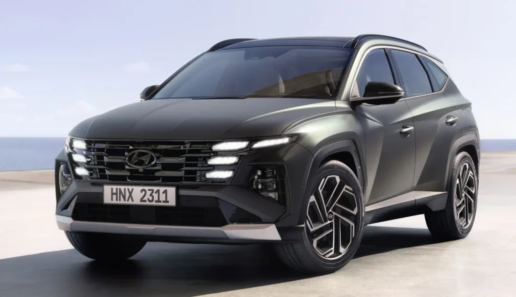 Кроссовер Hyundai Tucson получил обновлённый дизайн и полностью другой интерьер